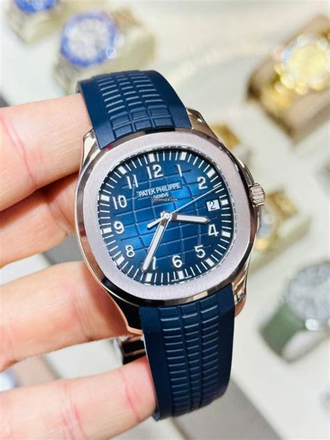 patek philippe light blue dial|patek philippe aquanaut watch.